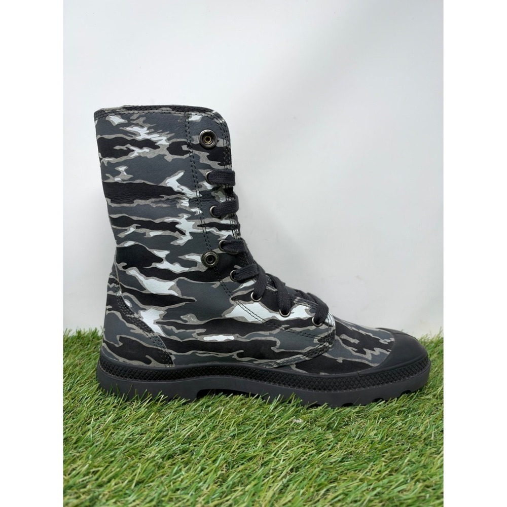 Palladium Billionare Boys Club Boots Mens 9.5 Black Tiger Camo Streetwear Casual
